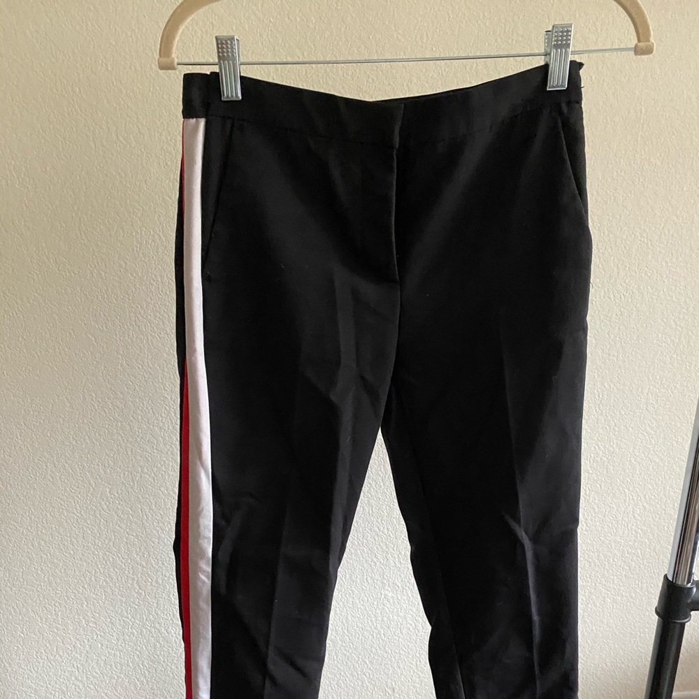 Zara pants, stripe detail on side